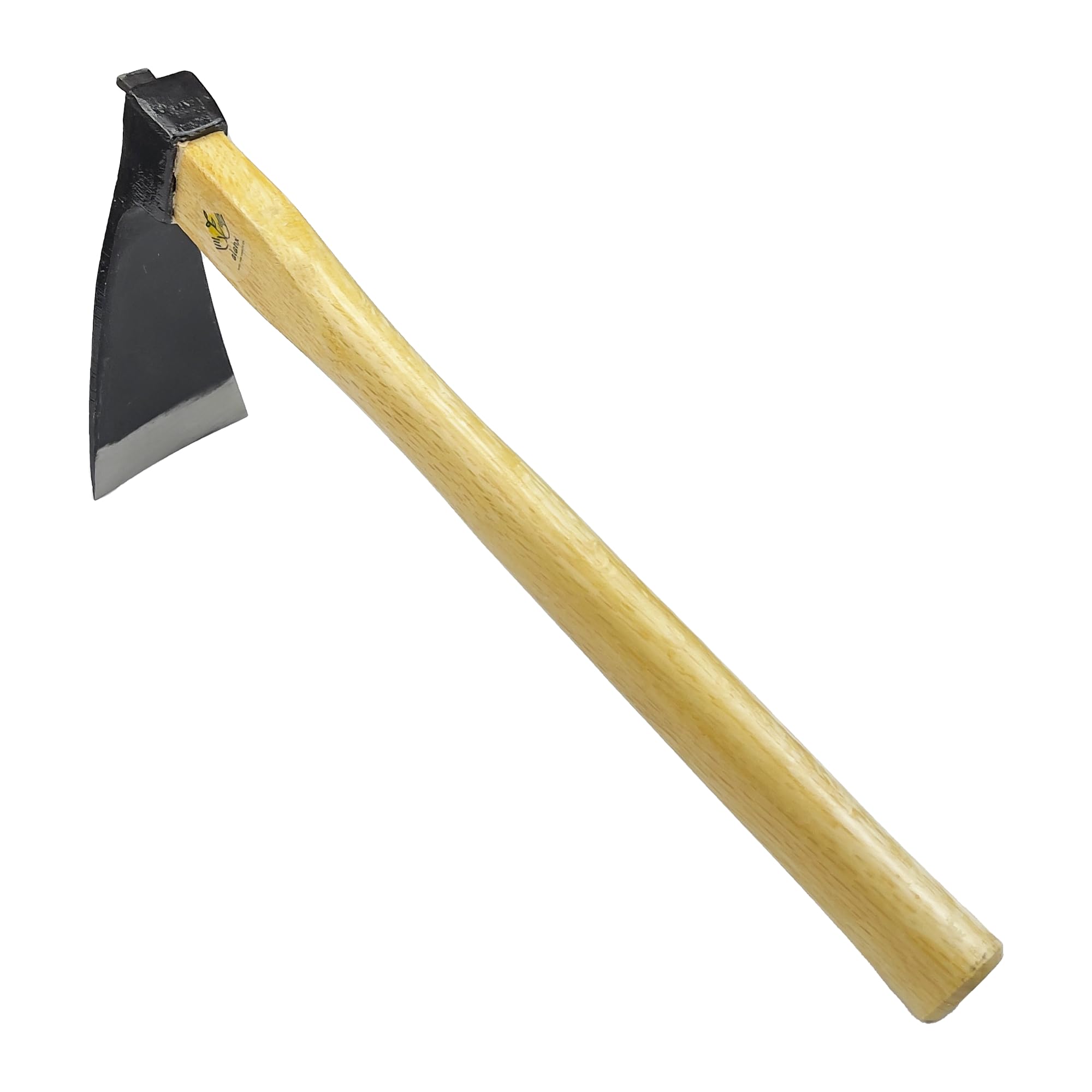 alanx front view wide hoe showing full blade and handle for precise digging