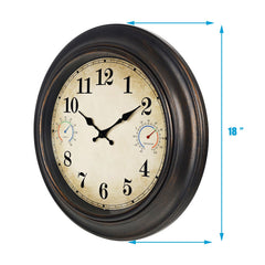 Alarllok side view of waterproof back cover protecting clock electronics