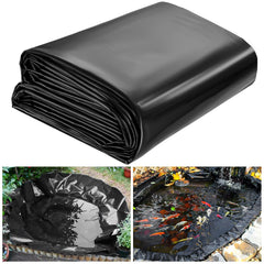 ALDMIO front view of folded 15x20 ft pond liner showing ready-to-install durability