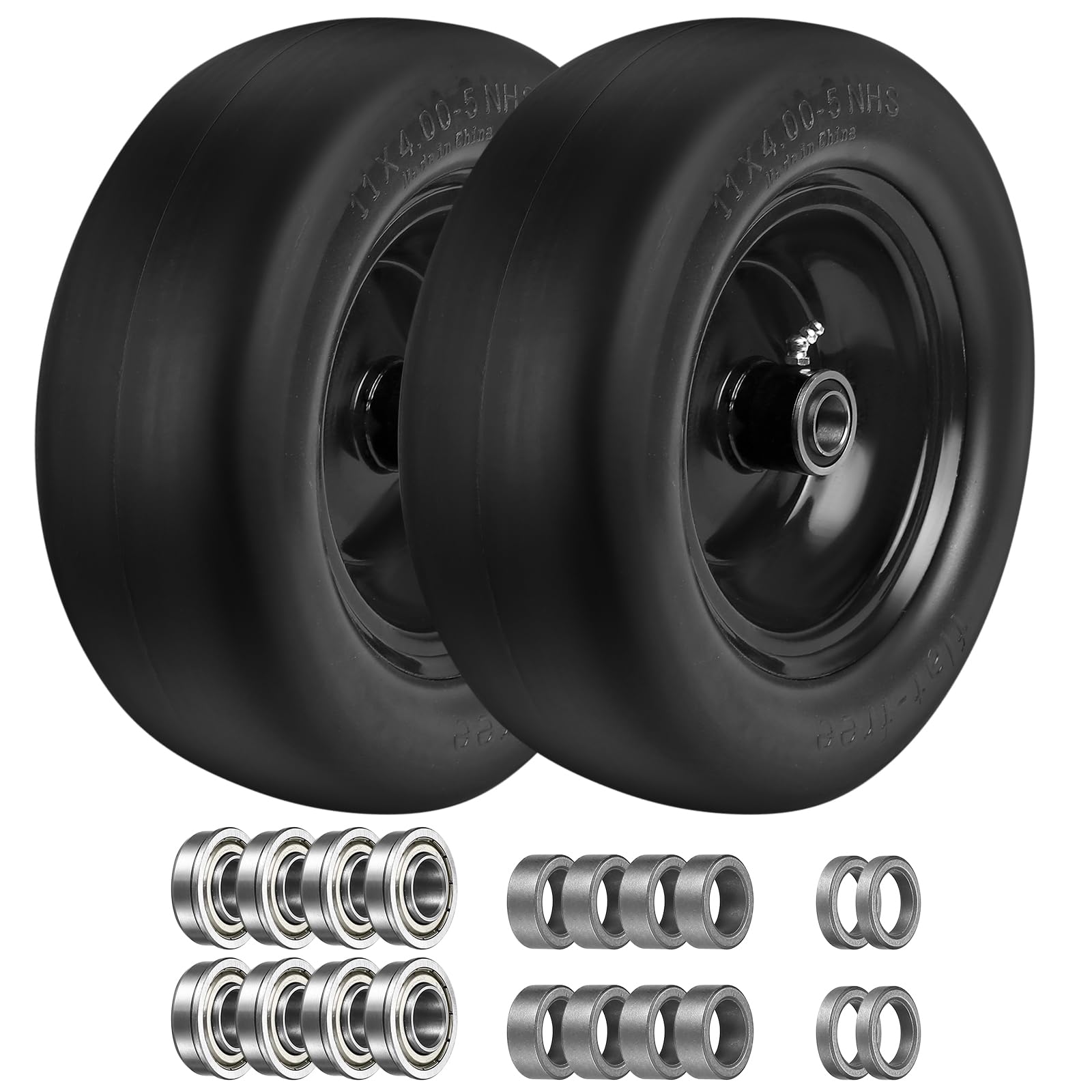 aledaras front view of assembled tire and wheel showing ready-to-install durability