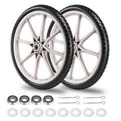 aledaras front view wheel assembly showing rim and full wheel benefit durability