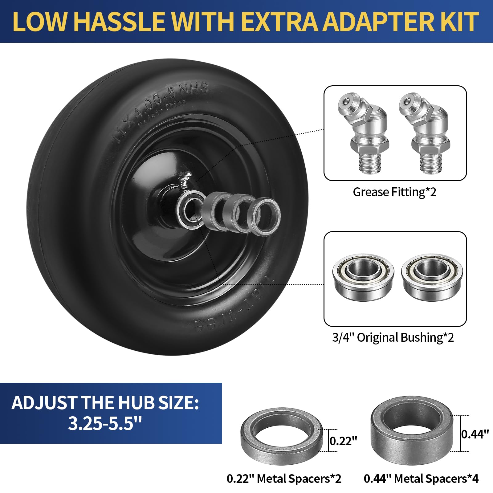 aledaras hub and bearing detail showing precision fit for longer service life