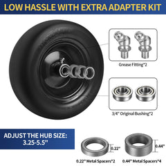aledaras hub and bearing detail showing precision fit for longer service life