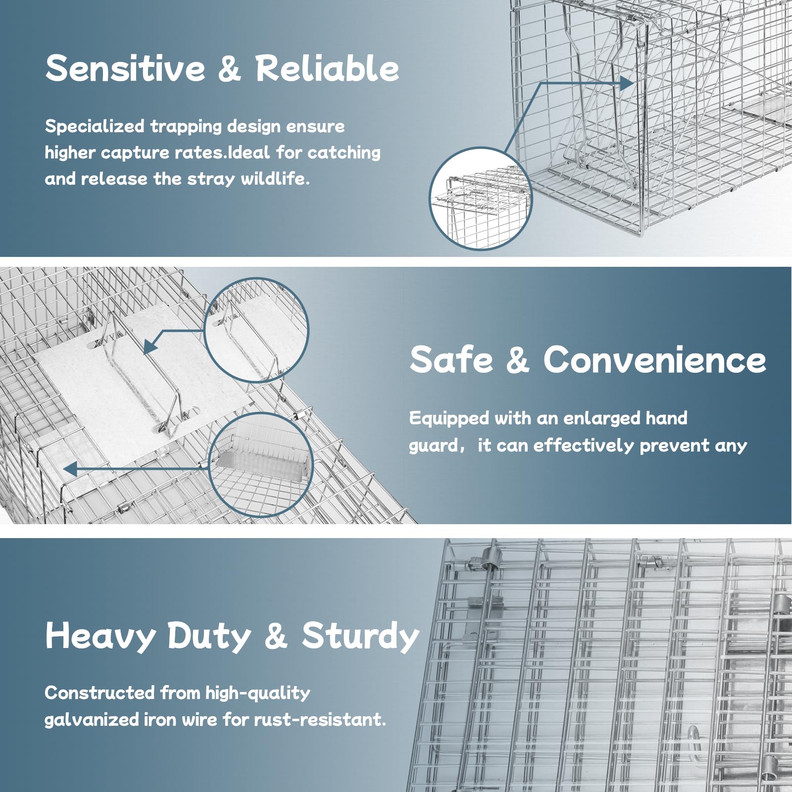 aledaras trigger mechanism detail with protected rod, safe handling benefit