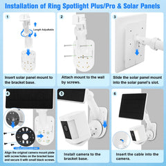 ALERTCAM side angle highlighting the tilt adjustment for optimal sun exposure