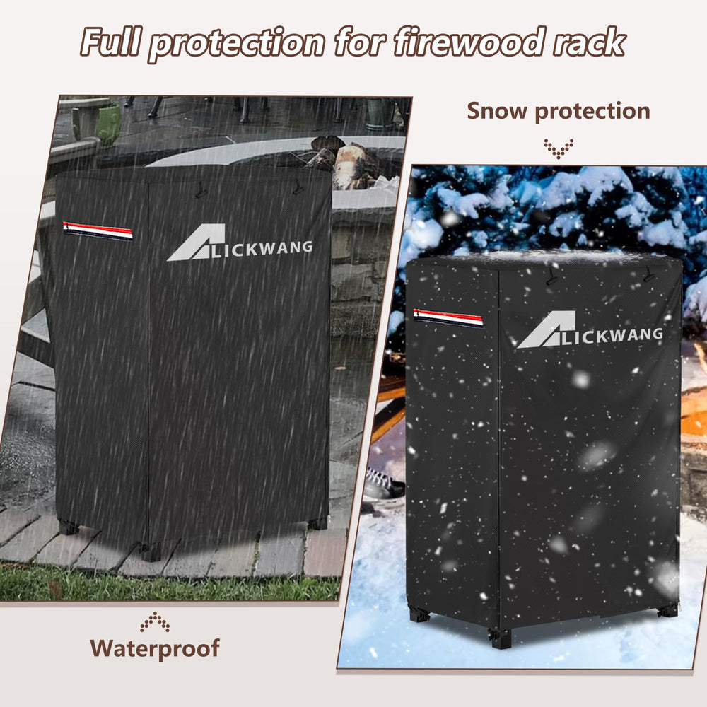 Alickwang bottom buckles secured to rack preventing wind lift and keeping cover stable