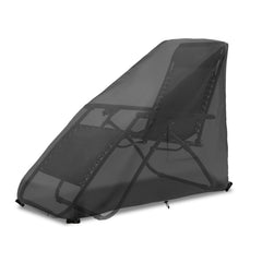 Alickwang front view of cover protecting a recliner, shows full coverage benefit