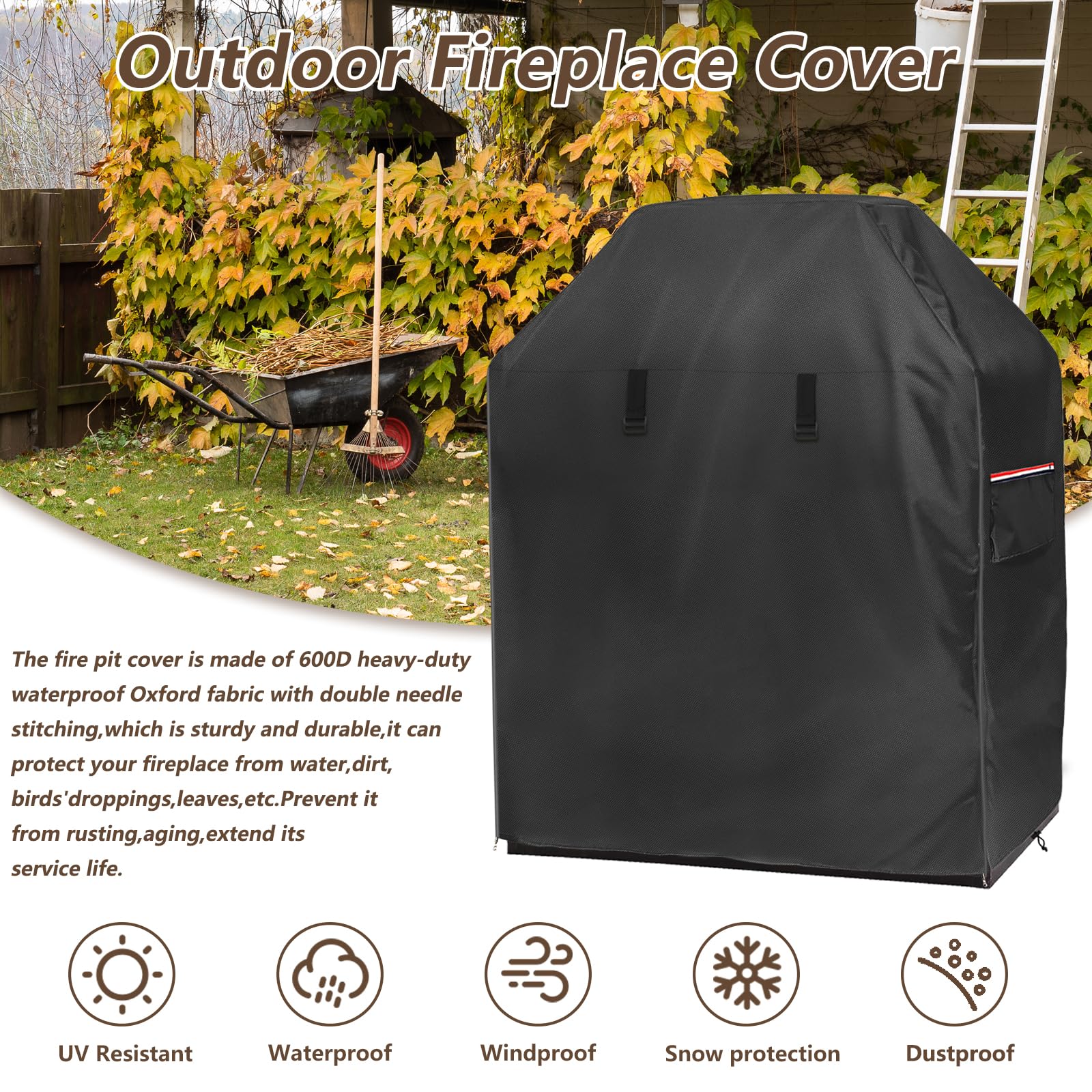 Alickwang zipper and handle close-up, quick easy installation