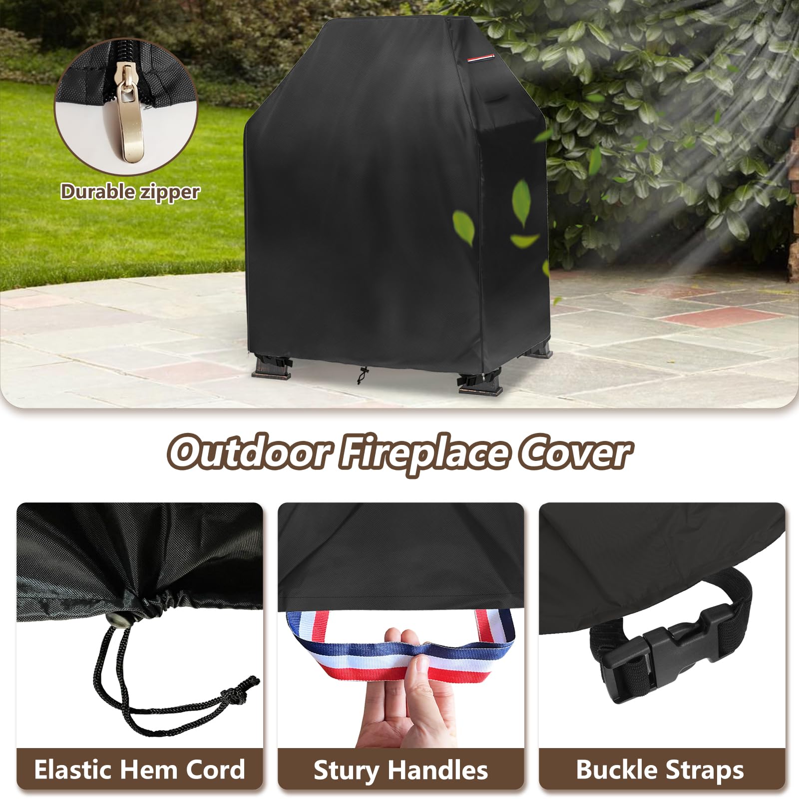 Alickwang zipper and side handles detail for easy access and lifting