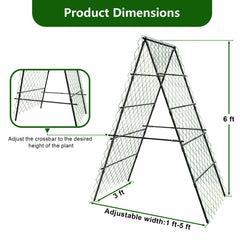 AlisisFores detail of horizontal bar and clip securing plant training