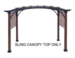 ALISUN canopy installed over patio showing shading and cooling benefit