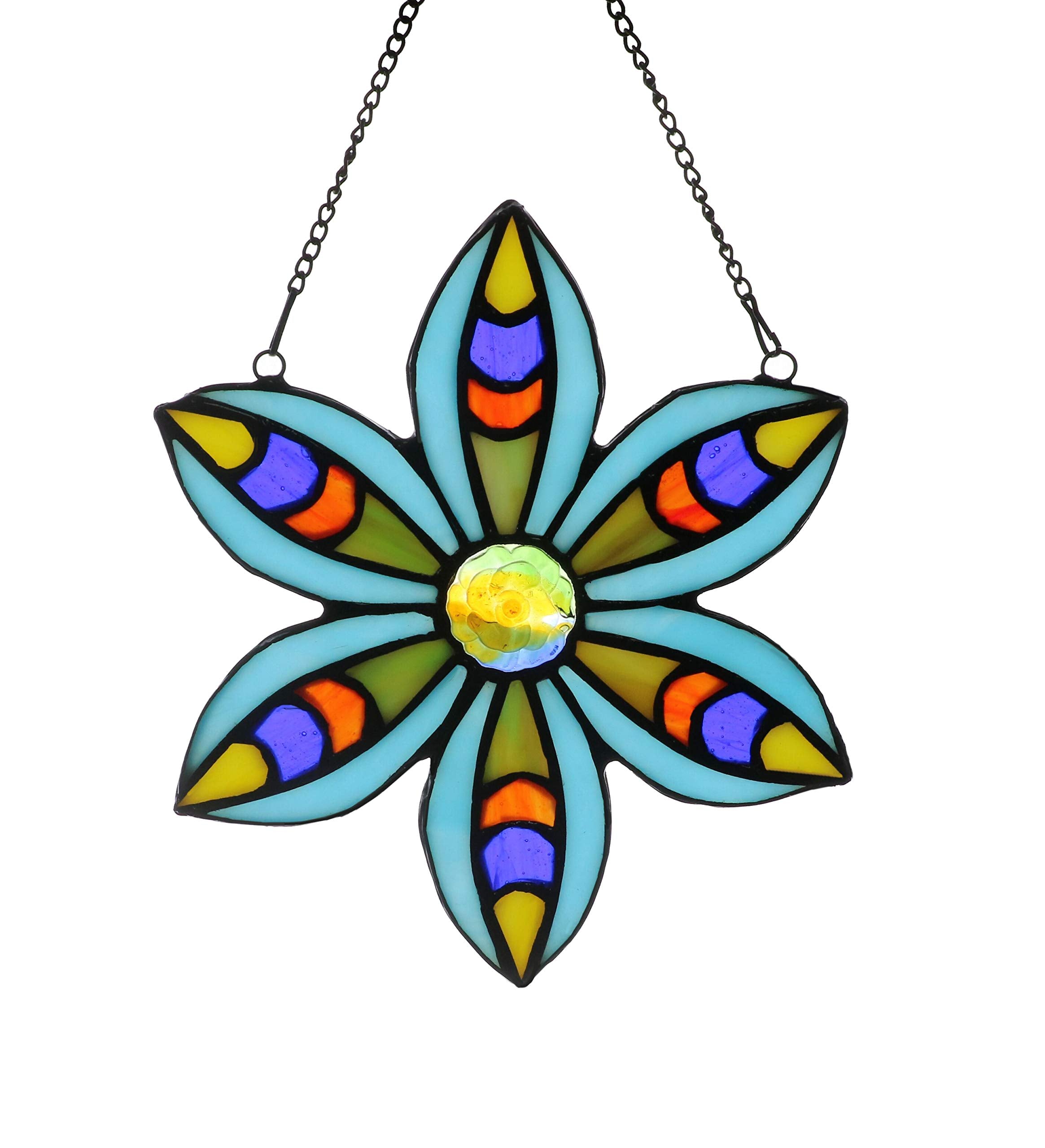 Alivagar blue flower front view showing vibrant color and floral design benefit