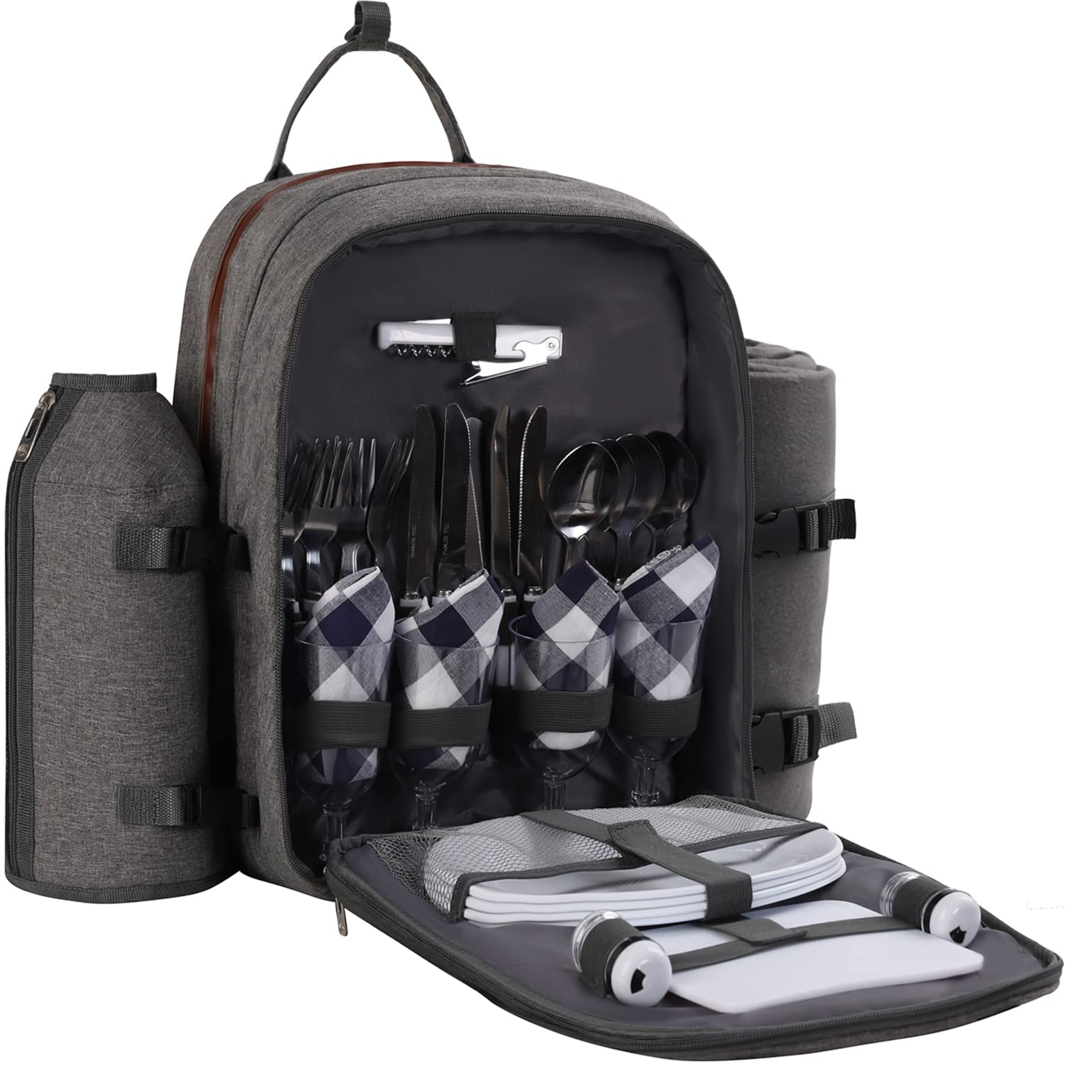 ALLCAMP OUTDOOR GEAR front view showing compact design and travel-ready benefit