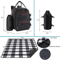 ALLCAMP open insulated compartment showing roomy cooler space to keep food fresh longer