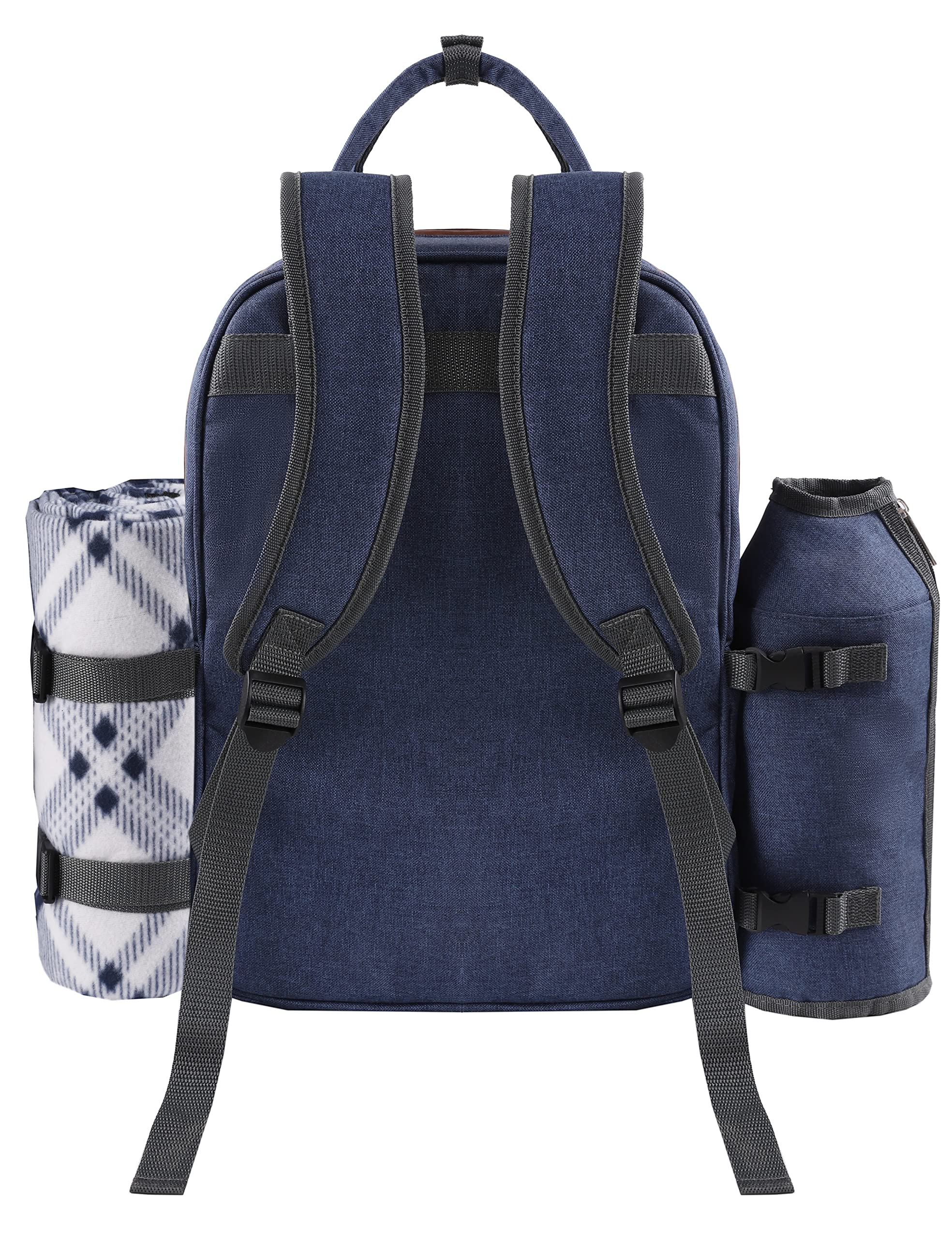 ALLCAMP OUTDOOR GEAR picnic set laid out in park showcasing complete picnic readiness