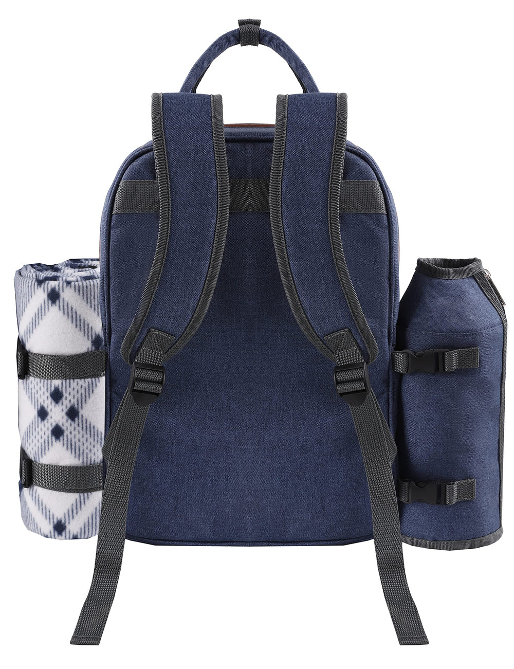 ALLCAMP OUTDOOR GEAR picnic set laid out in park showcasing complete picnic readiness