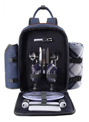 ALLCAMP OUTDOOR GEAR backpack front view showing compact organized storage benefit