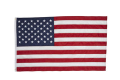 Allied Flag close-up embroidered stars and sewn stripes showing long-lasting clarity