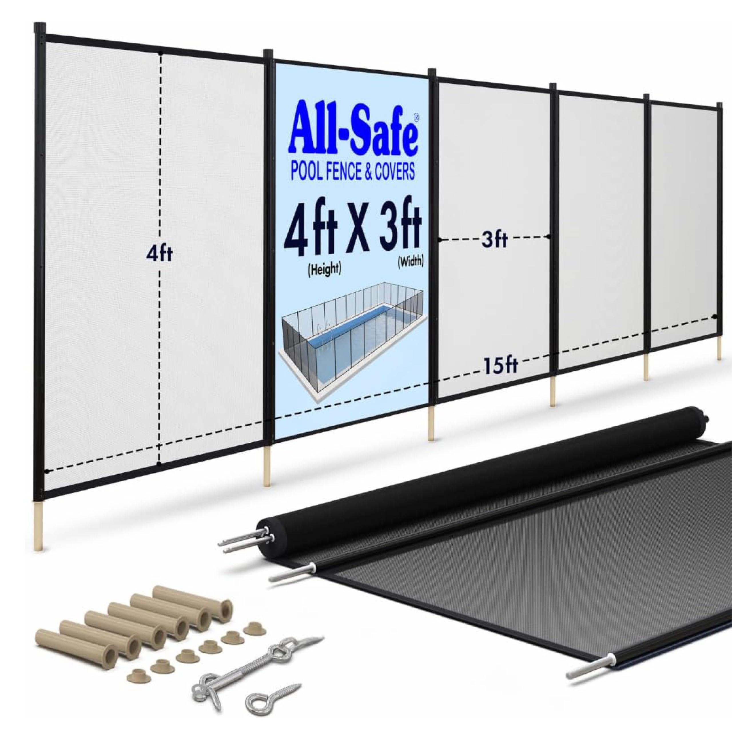 ALLSAFE UV-resistant mesh texture detail showing strength and clarity benefit