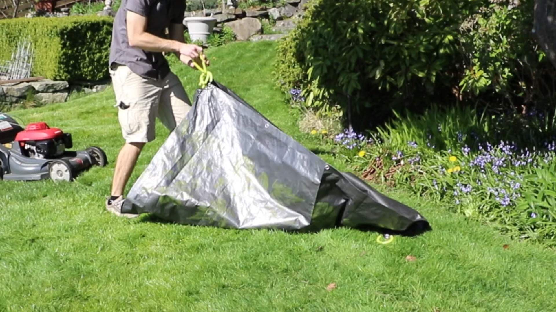 Allsop full-size laid flat displaying dimensions and carrying capacity