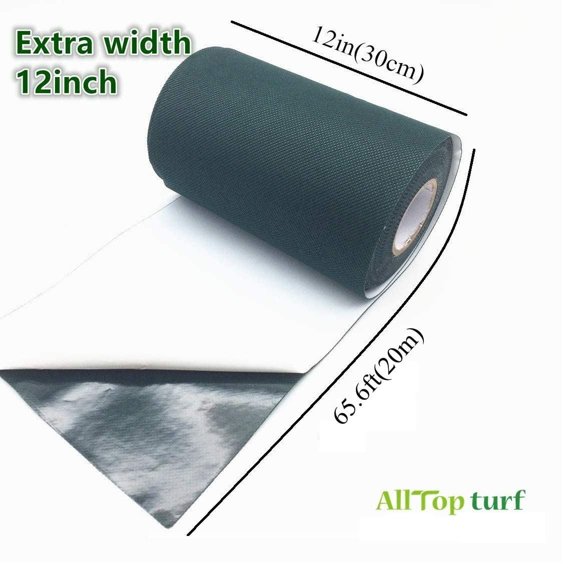 ALLTOP TURF close-up of tape edge and fabric base, shows durable construction benefit