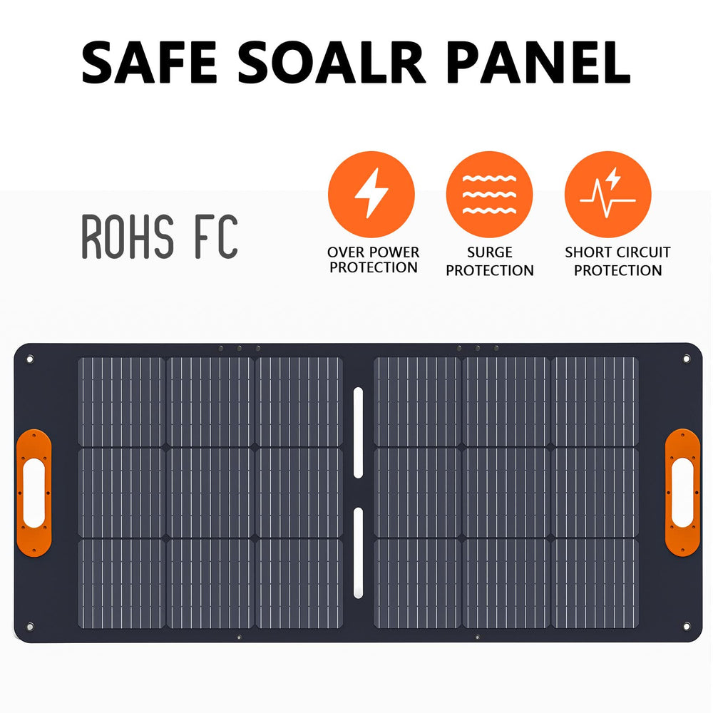 ALLWEI panel mounted on RV roof generating power while camping benefit