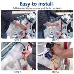 Alocs HH1506COMP attached to Hammer-Head vacuum in water, easy-install benefit