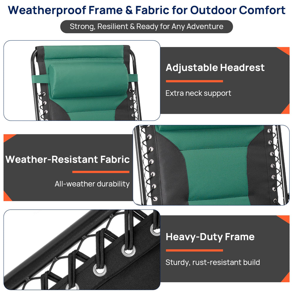 Alpen folded chair with carry strap illustrating portability benefit