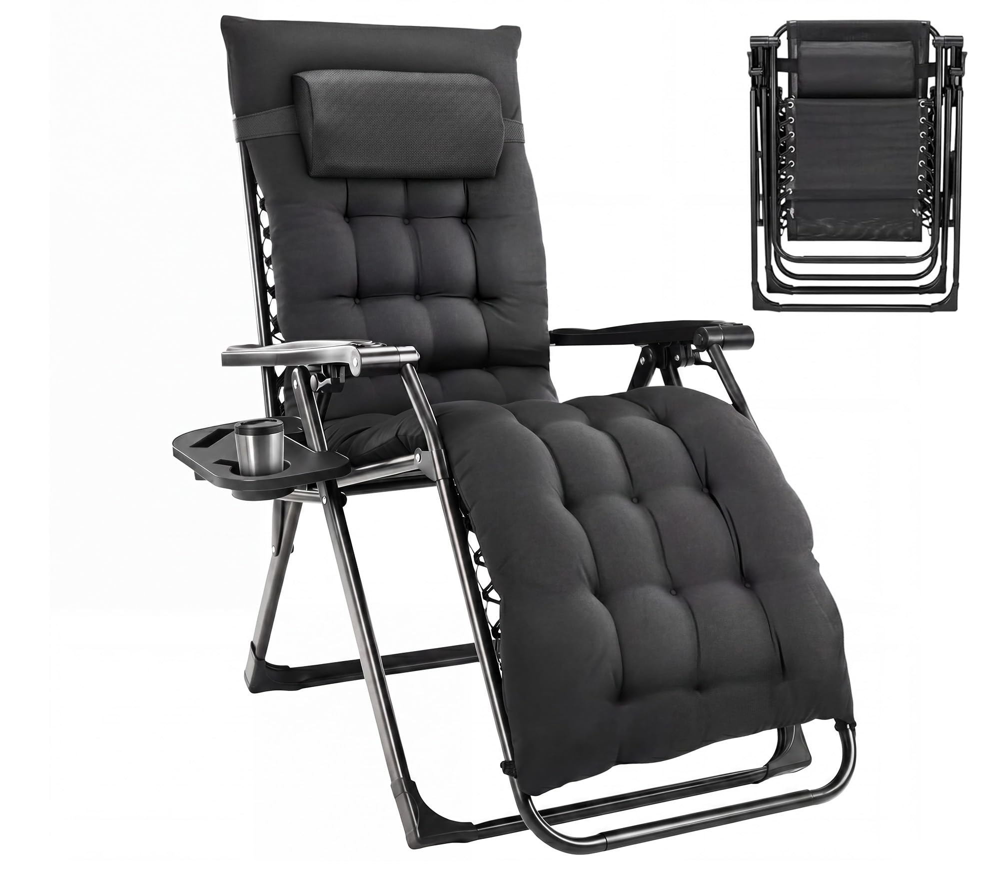 Alpen chair front view showing full cushion and ergonomic support