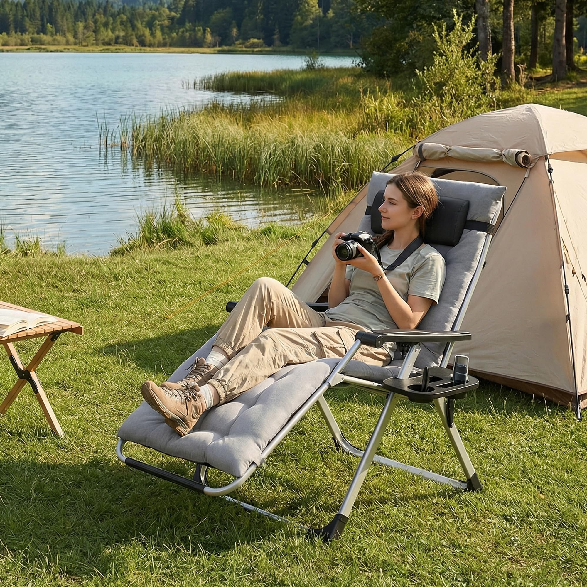 Alpen side profile with person for size and scale comparison