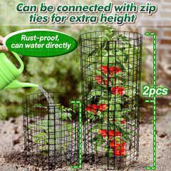 Alphatool two cages spliced vertically demonstrating taller protective coverage benefit