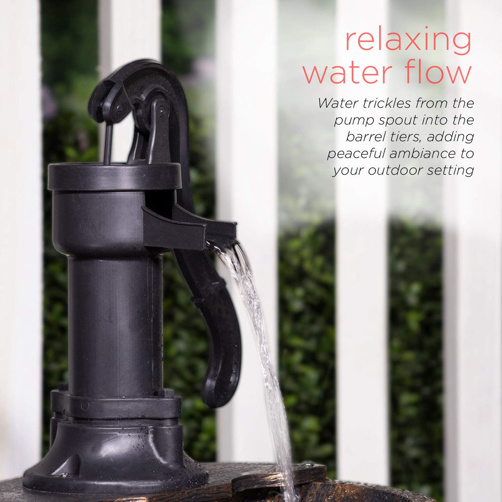 Alpine Corporation lower basin texture showing durable, weather-resistant finish