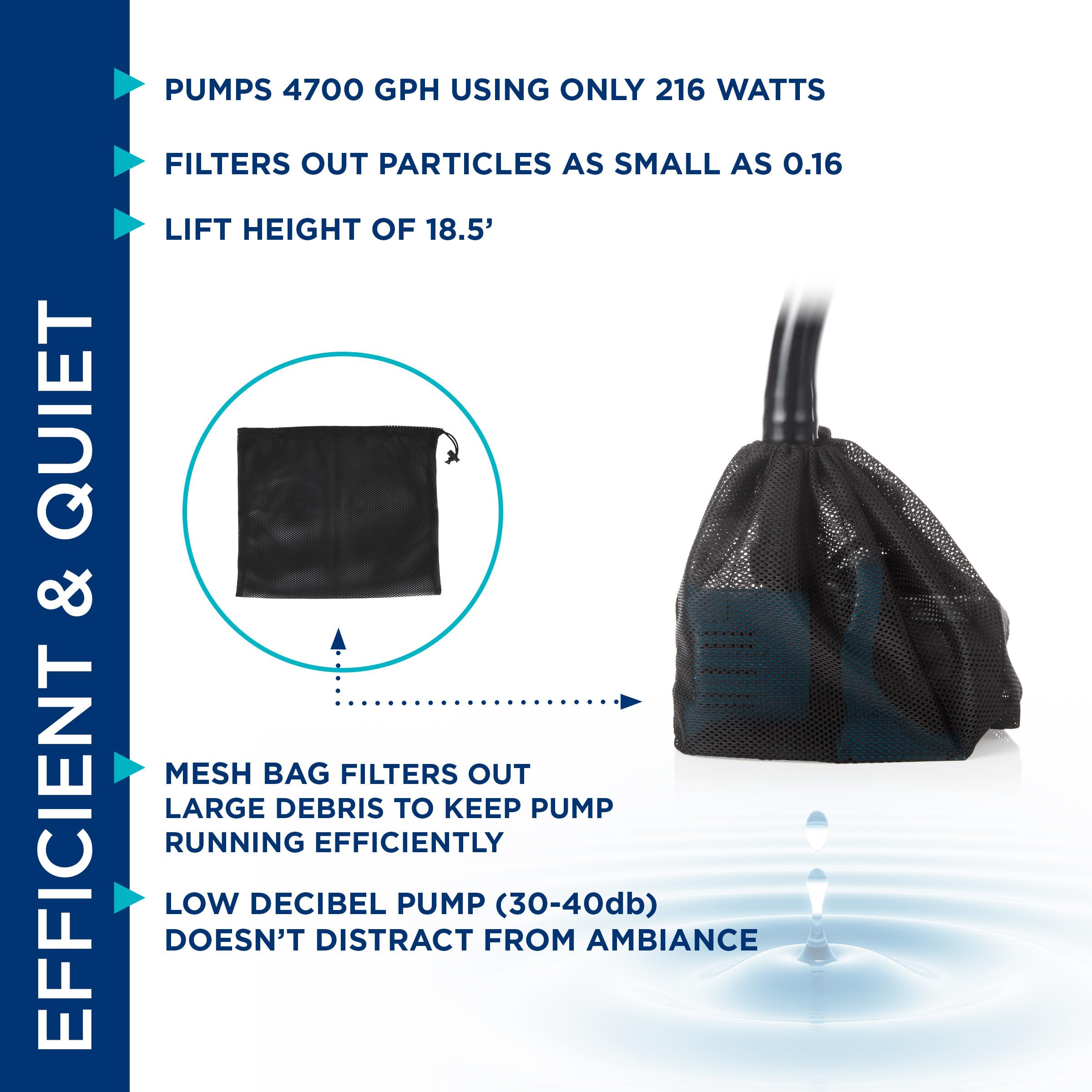 Alpine Corporation PEG4700 hose adapter and five-position nozzle for customizable flow