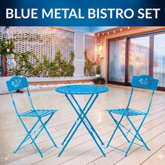 Alpine Corporation folded table and chairs for easy storage and portability benefit