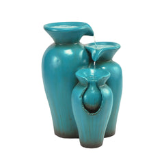 Alpine Corporation close-up of glazed turquoise surface highlighting durable hand-finish