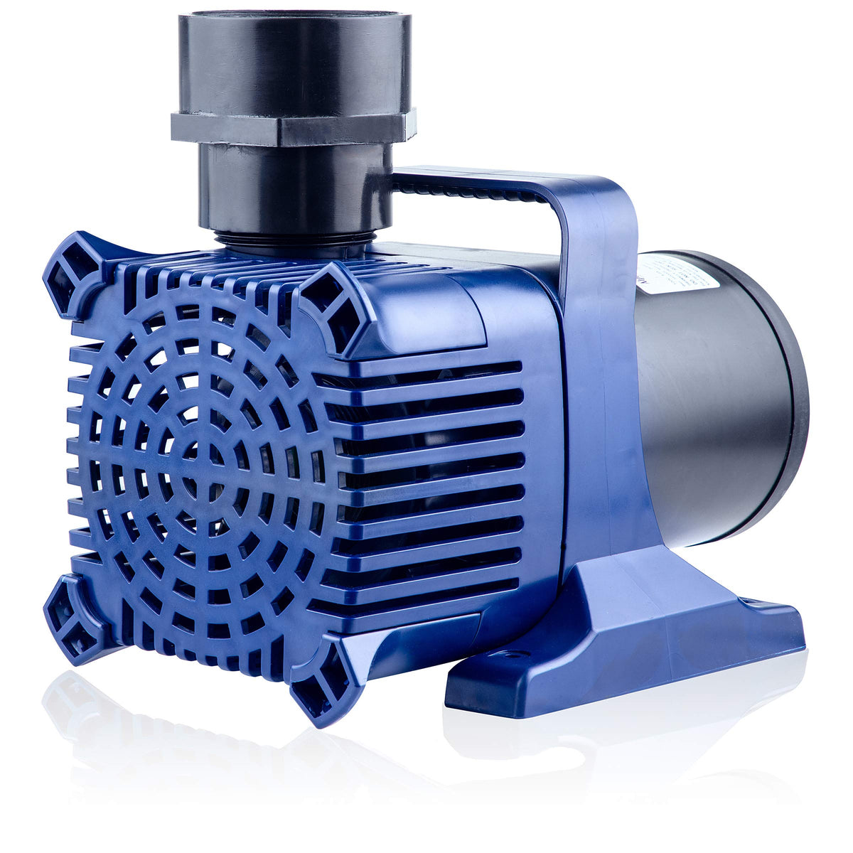 Alpine Corporation front view showing compact pump and discreet placement benefit