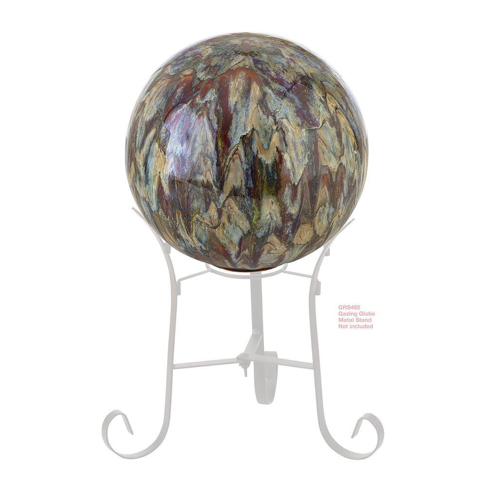 Alpine Corporation trio of gazing globes grouped for layered landscape styling