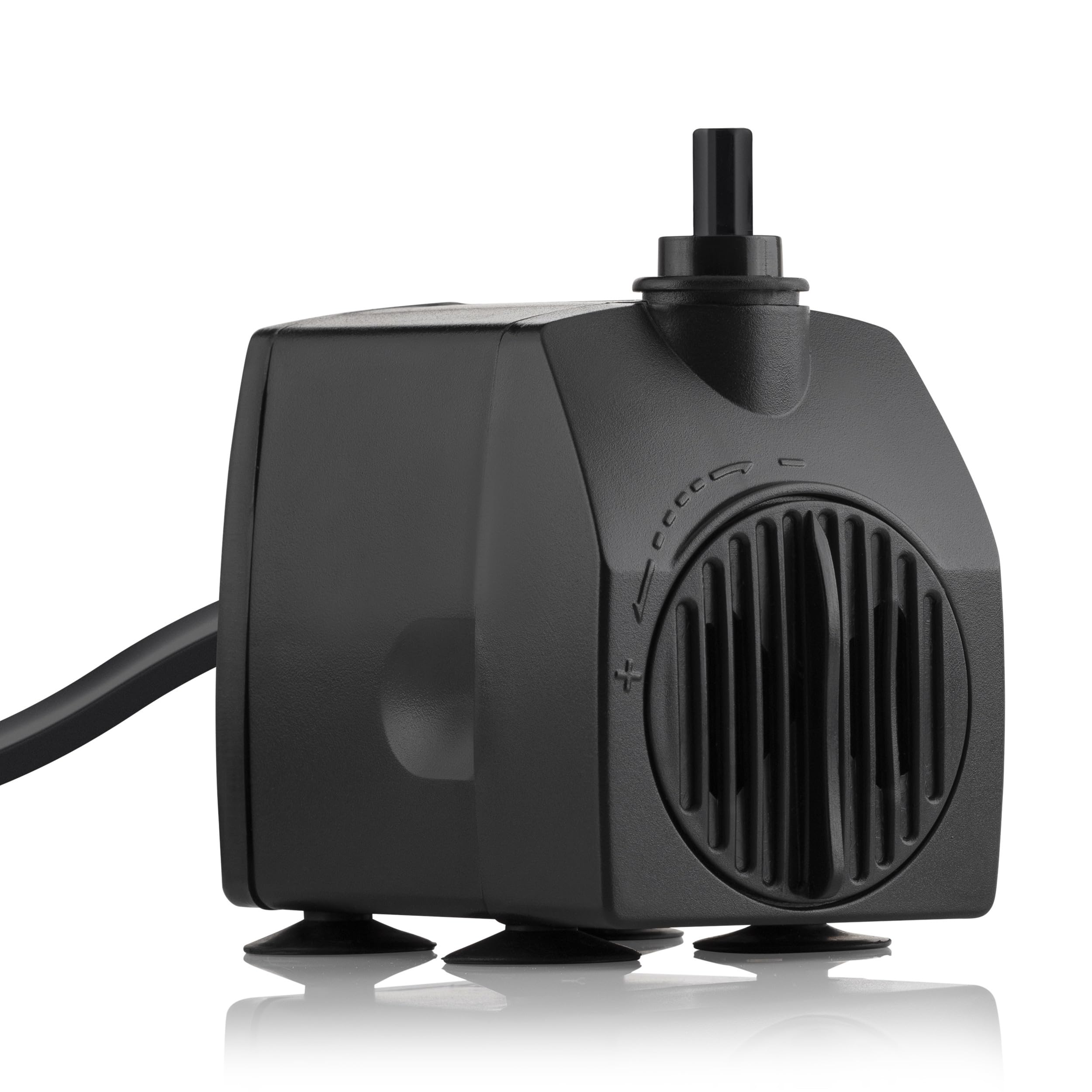 Alpine Corporation pump in fountain basin showing size and scale for small features