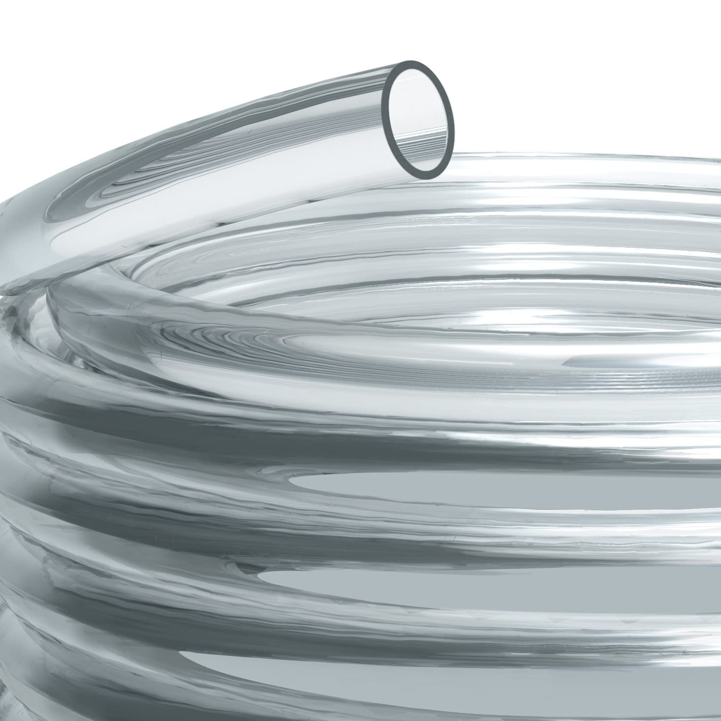 Alpine Corporation tubing used in a backyard fountain showcasing discreet, aesthetic plumbing