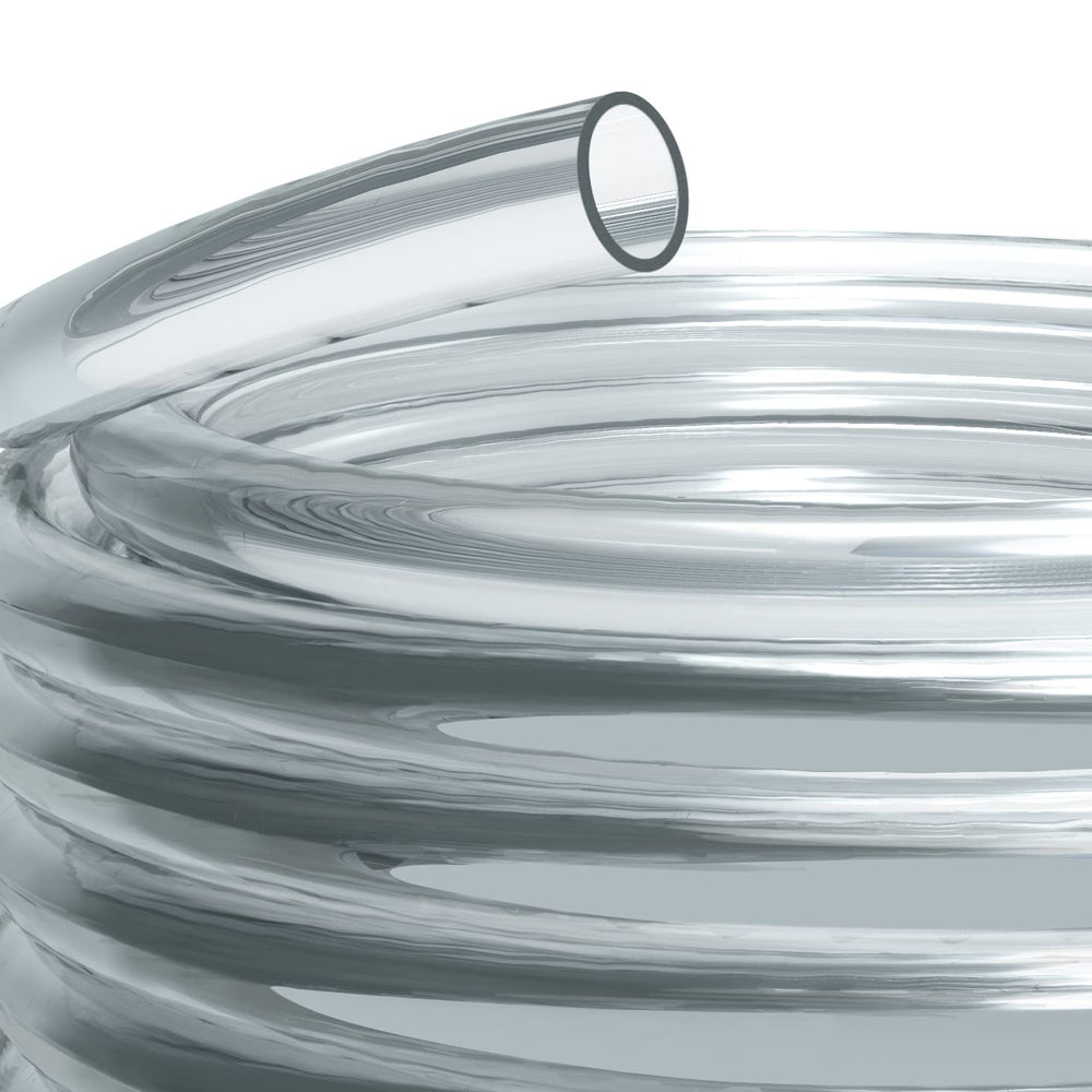Alpine Corporation tubing used in a backyard fountain showcasing discreet, aesthetic plumbing