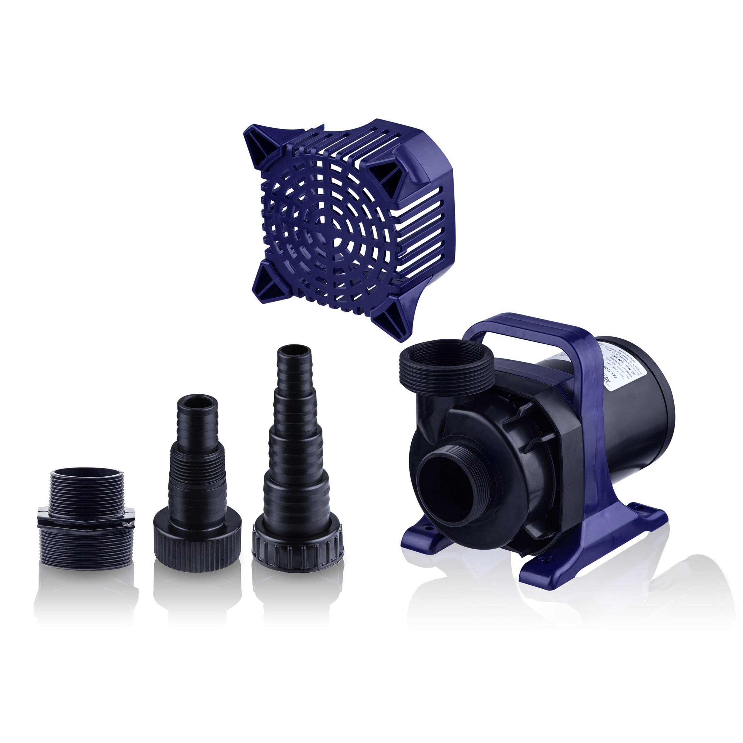 Alpine Corporation pump motor detail illustrating heavy-duty 540W build and low noise