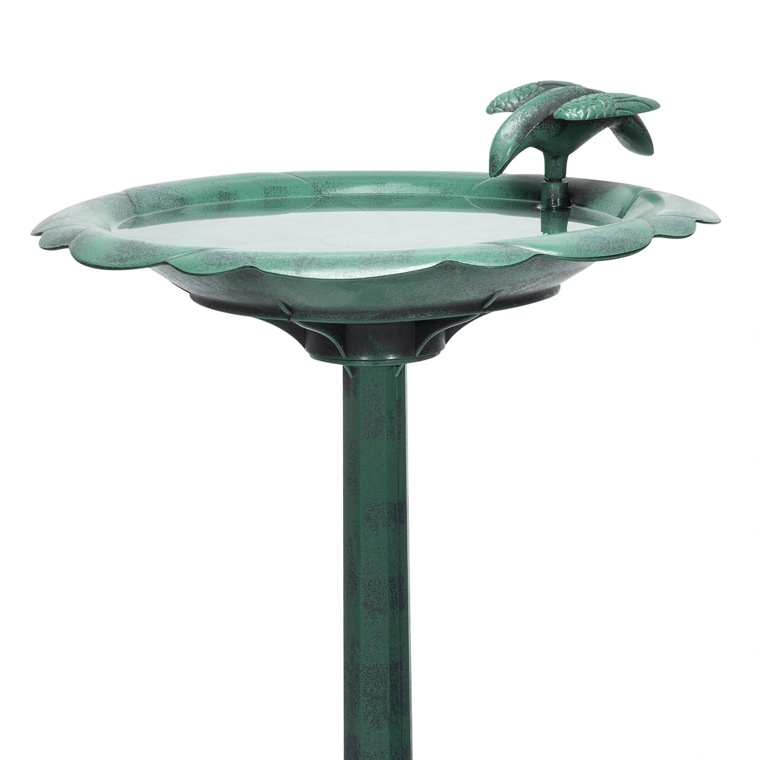 Alpine Corporation scale comparison with garden tools showing size and footprint