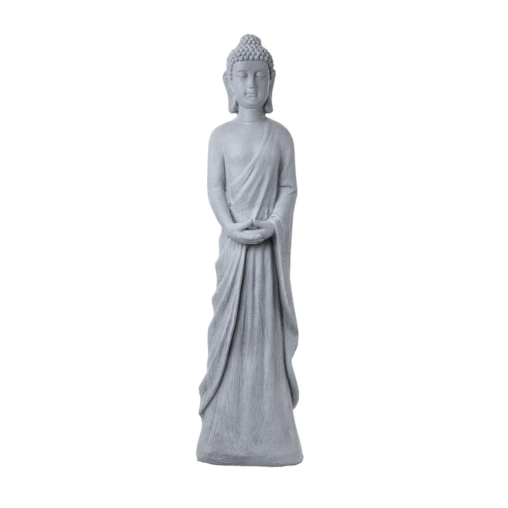 Alpine Corporation standing Buddha front view showing calming garden focal point