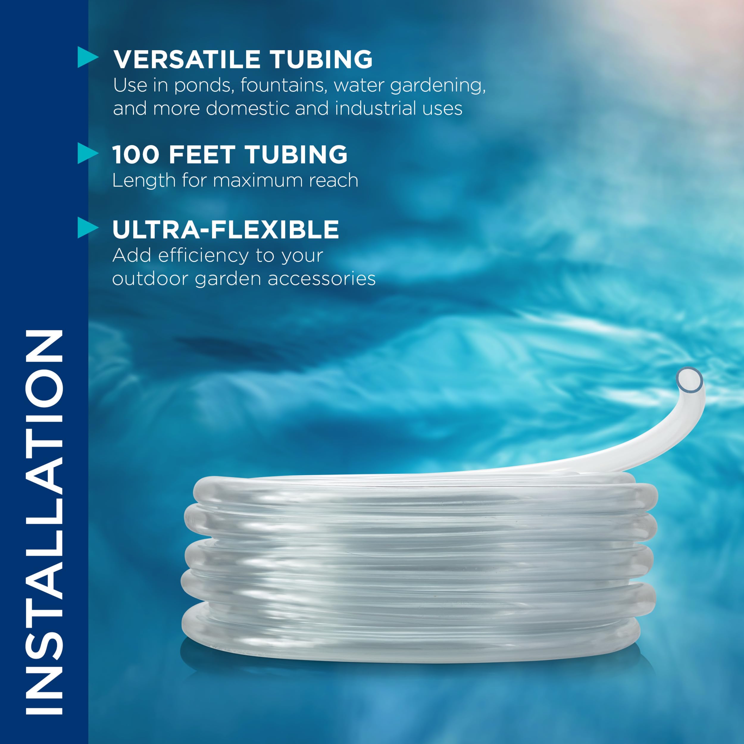 Alpine Corporation tubing diameter label close-up showing 3/8" ID specification