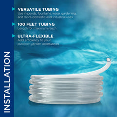Alpine Corporation tubing diameter label close-up showing 3/8" ID specification