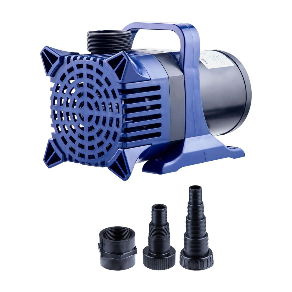 Alpine Corporation Cyclone pump front view showing compact housing and inlet benefits