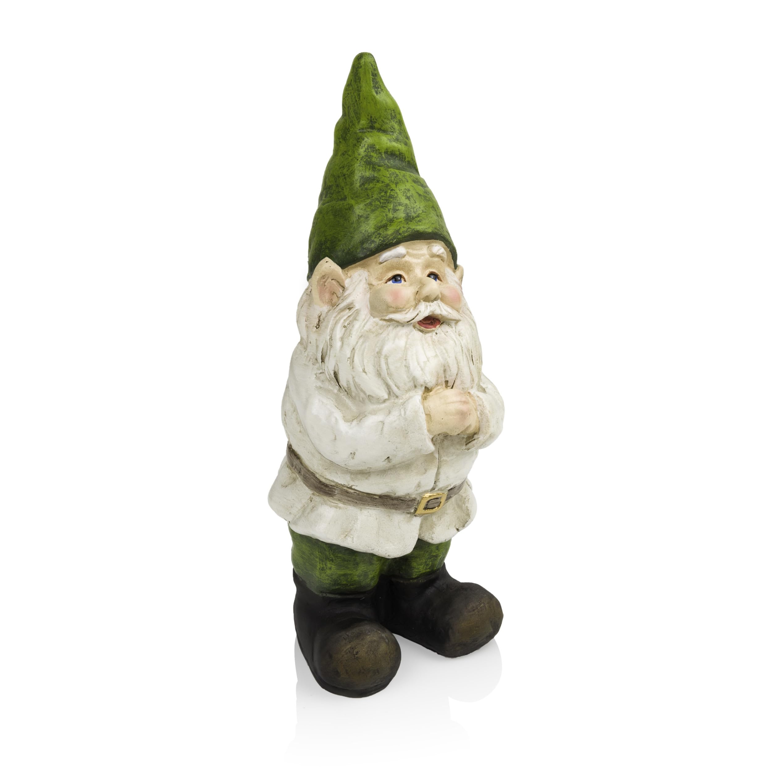 Alpine Corporation gnome texture close-up showing distressed finish for antique look