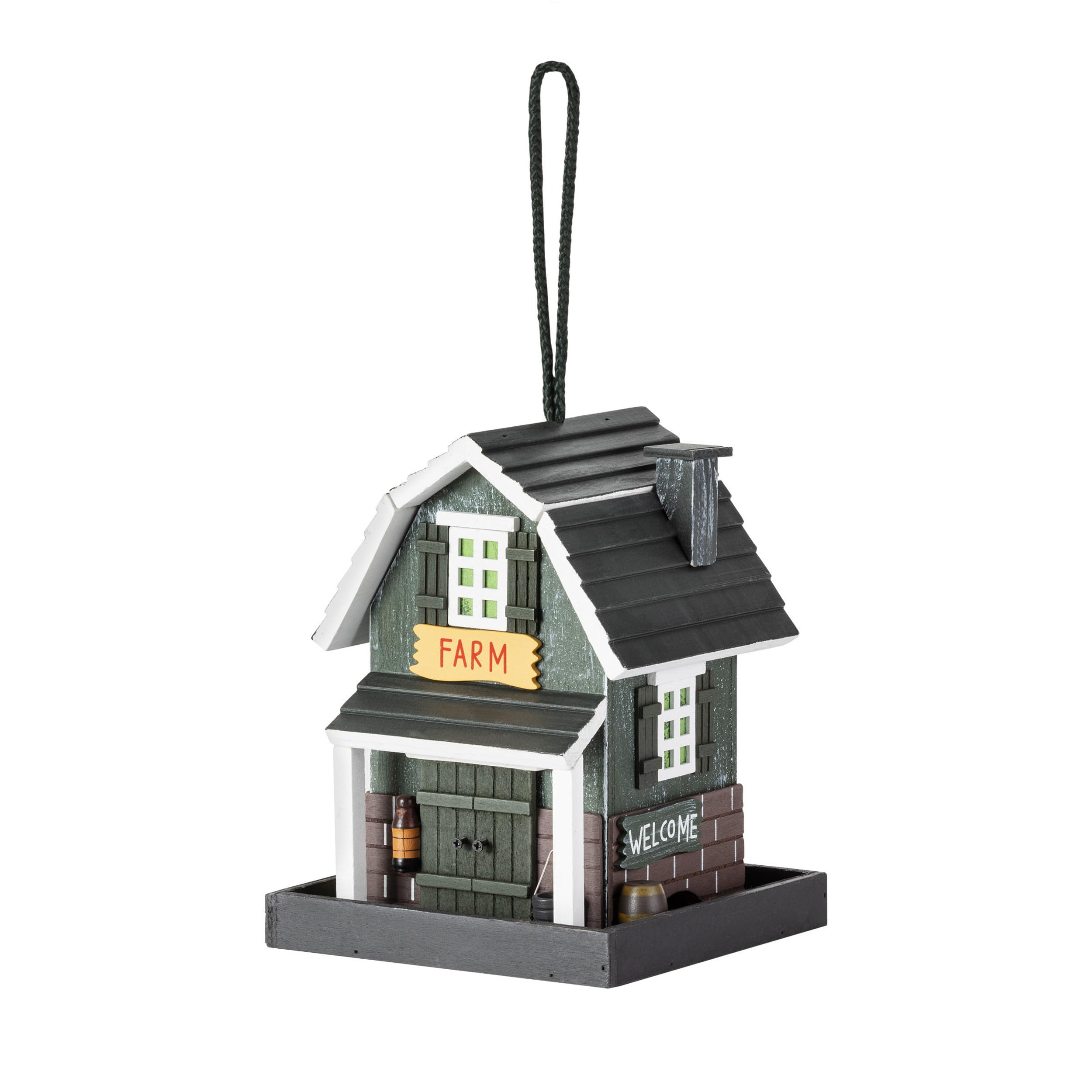 Alpine Corporation feeder hanging in garden attracting birds and enhancing yard