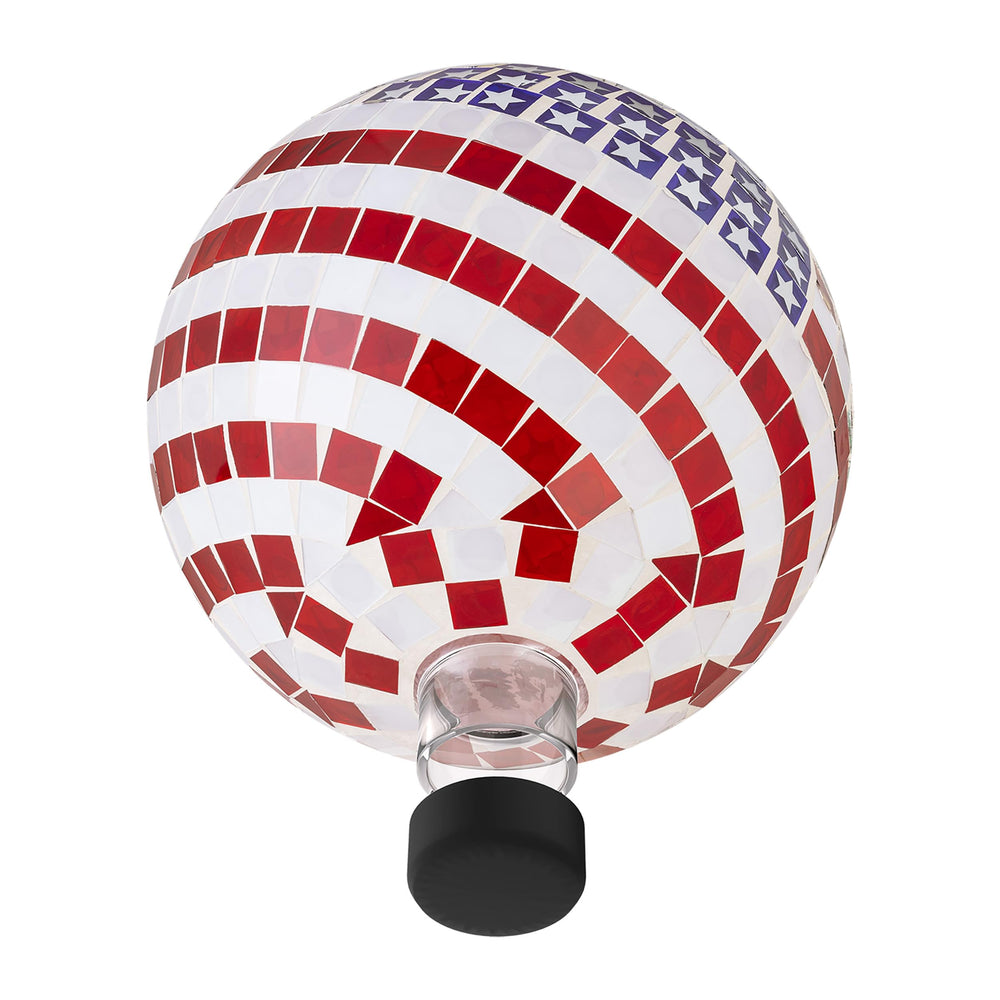 Alpine Corporation globe next to chair showing 10-inch scale and visual impact