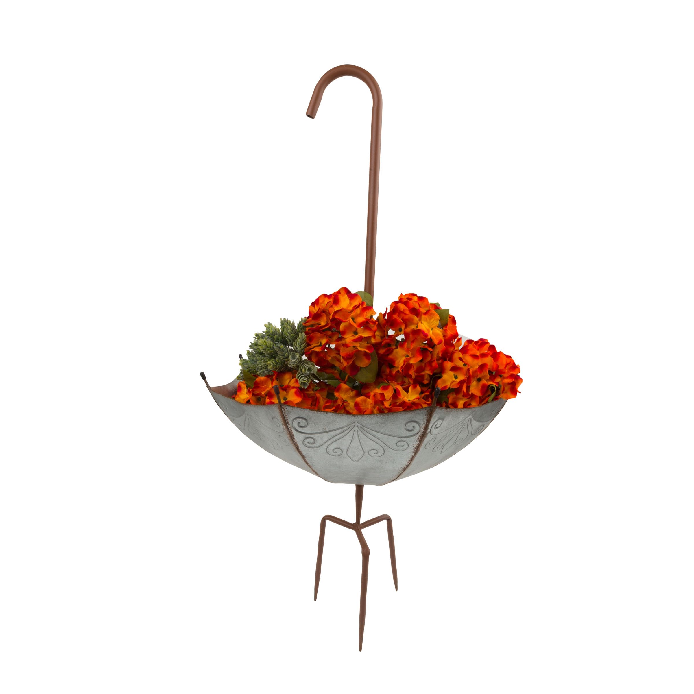 Alpine Corporation multiple planters grouped for eclectic garden styling